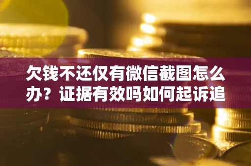 武汉欠钱不还仅有微信截图怎么办？证据有效吗如何起诉追回欠款？