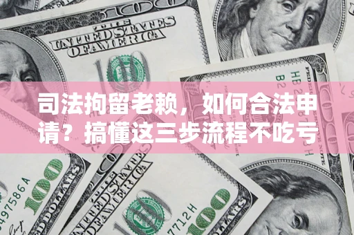 武汉司法拘留老赖，如何合法申请？搞懂这三步流程不吃亏！