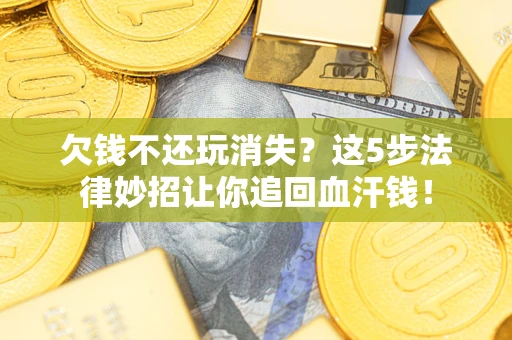 武汉欠钱不还玩消失？这5步法律妙招让你追回血汗钱！