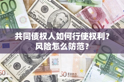 武汉共同债权人如何行使权利？风险怎么防范？