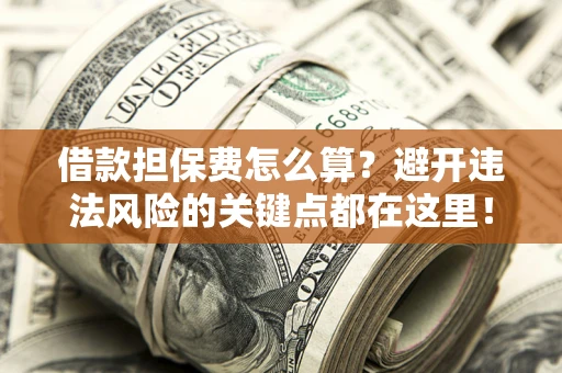 武汉借款担保费怎么算？避开违法风险的关键点都在这里！