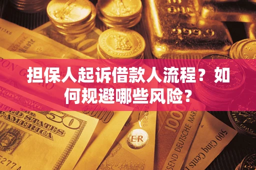 武汉担保人起诉借款人流程？如何规避哪些风险？