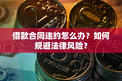 武汉借款合同违约怎么办？如何规避法律风险？