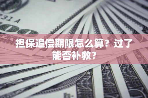 武汉担保追偿期限怎么算？过了能否补救？